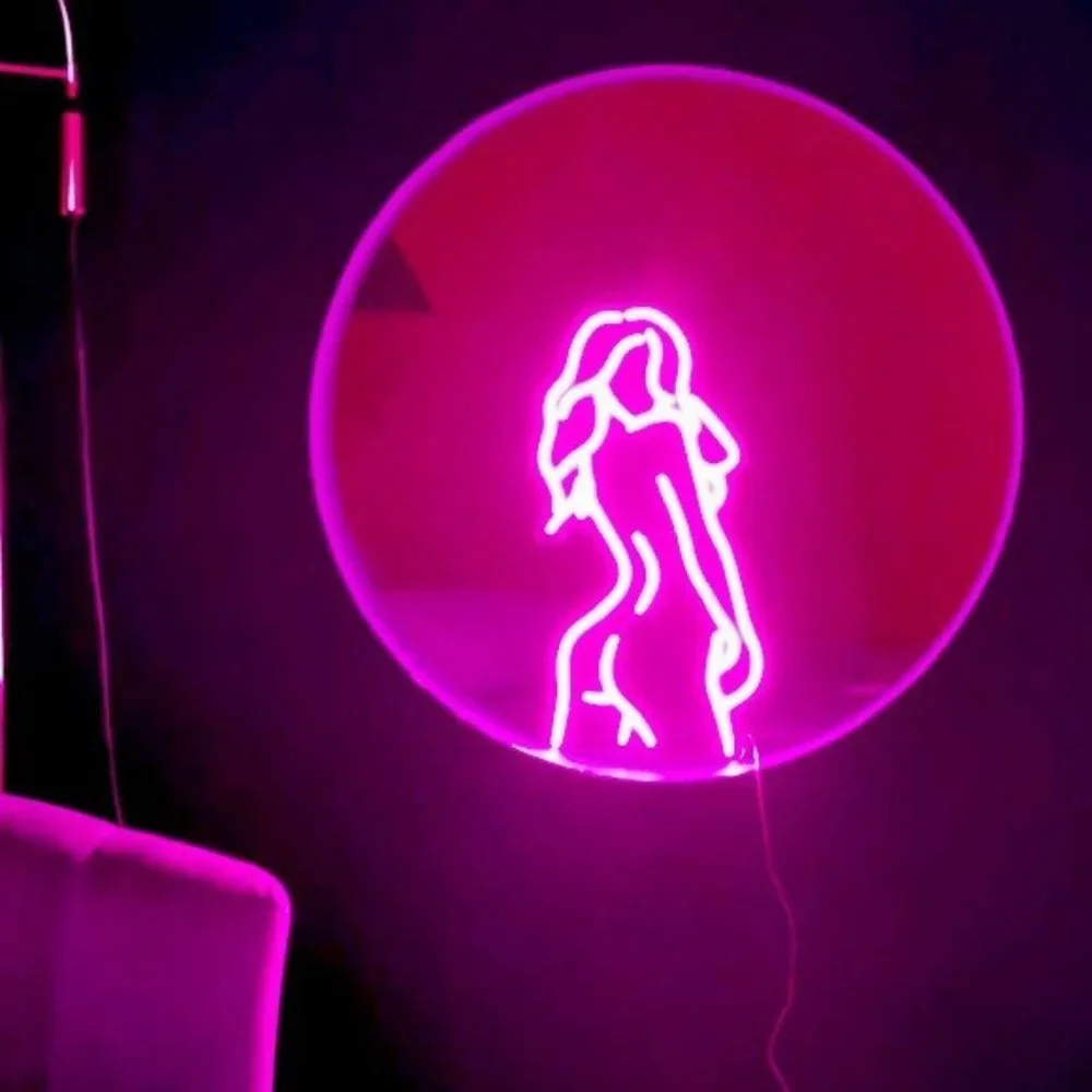 ONE DAY SALE! Goddess/Boss Lady Neon Pink LED Light Wall Decor